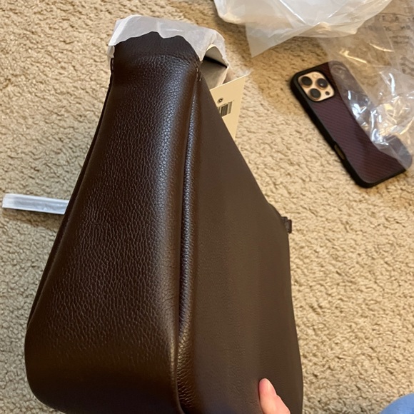 Tory Burch Deep Brown Romy Shoulder Bag - Picture 7 of 9